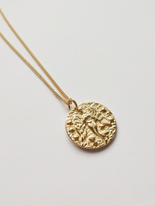 Sterling Silver Embossed Angle