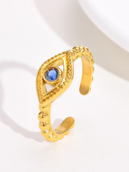 Gold Evil eye Ring