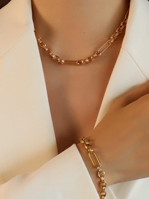 Geometric braclet and Necklace