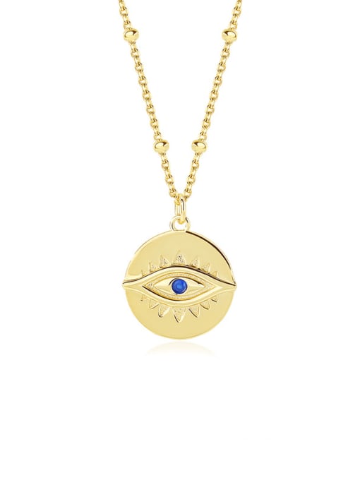 sterling silver evil eye necklace